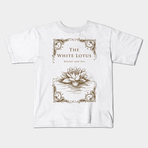 The White Lotus Series Merch Kids T-Shirt by aplinsky